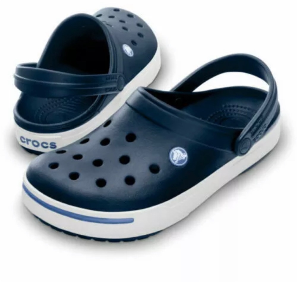NEW Crocs Crocband II Navy Blue Womens 8/ Men’s 10